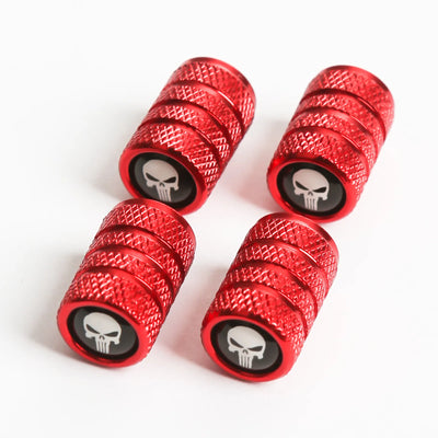 Bouchons de Valve Universels Bicolores Métal Anti-Poussière