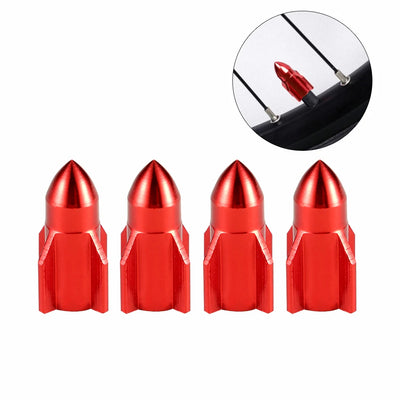 Bouchons de Valve Universels Grenade Aluminium Anodisé