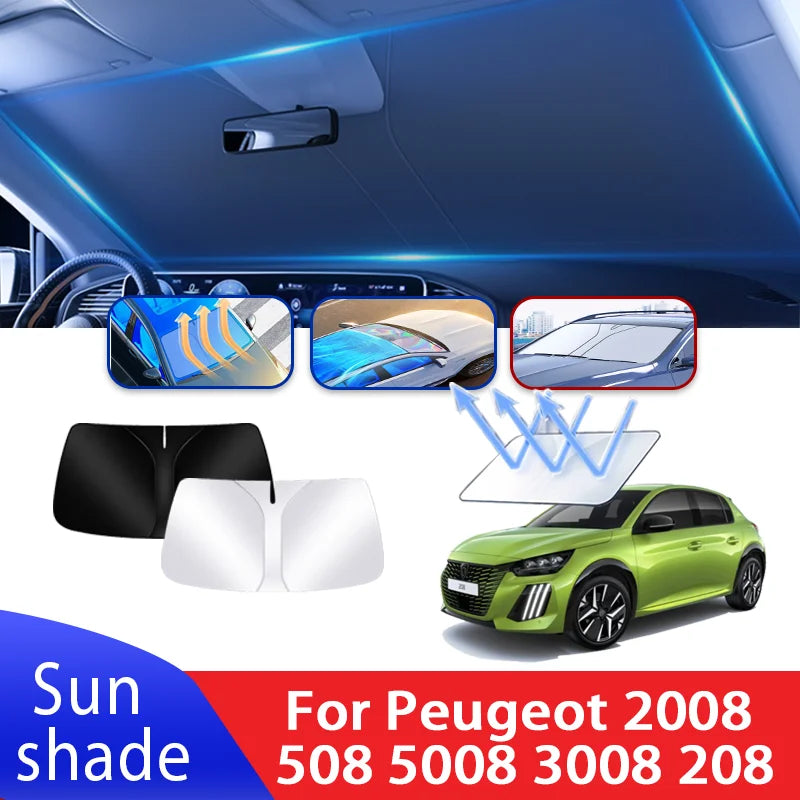Pare-Soleil Pare-Brise Peugeot 208 2008 3008 5008 508