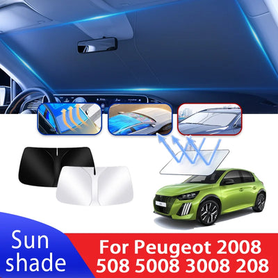 Pare-Soleil Pare-Brise Peugeot 208 2008 3008 5008 508