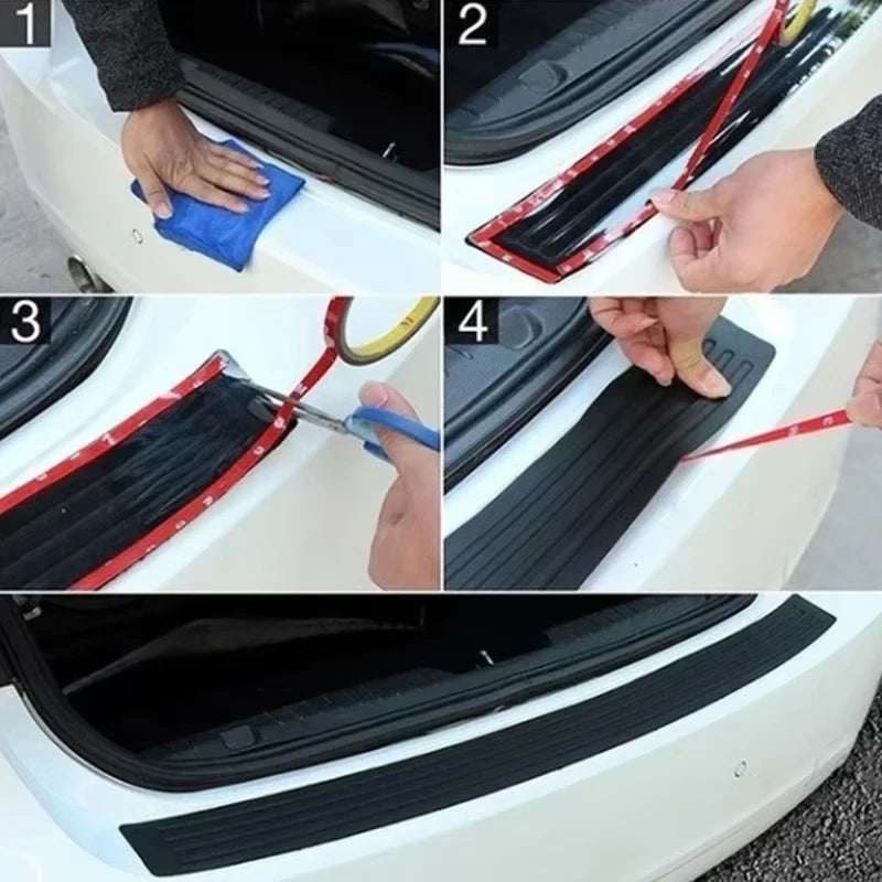 Protection de Pare-Chocs Arrière Seuil de Coffre Renault Clio Caoutchouc 104 cm ou 90 cm