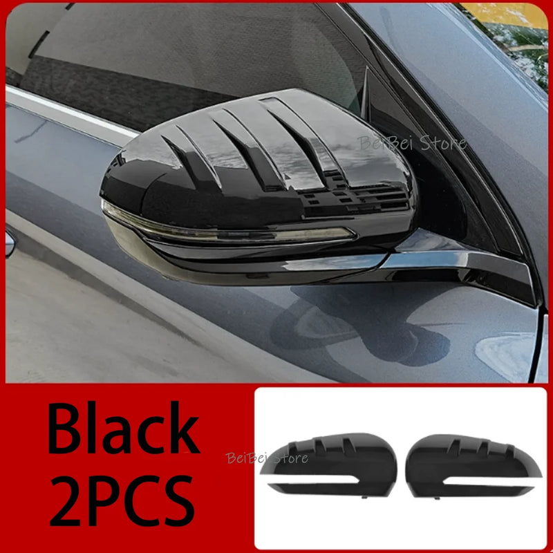 Coques de Rétroviseur BYD Atto 3 Evo 2026-2027 Aspect Carbone ou Noir Brillant, Style Lisse, Ailettes ou Bec, Paire