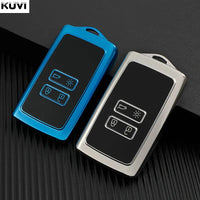 Étui de Protection Clé Renault TPU Koleos Kadjar Clio Captur Mégane Talisman Espace Zoé Scénic 4 Arkana Sandero