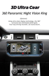 Autoradio Android 15 Land Rover Range Rover Evoque 2012-2018 Écran 12,3 Pouces CarPlay GPS DSP
