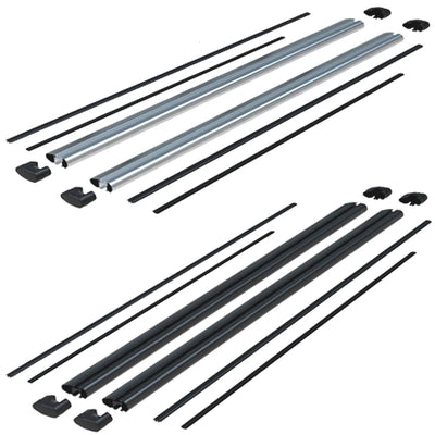 Barres de Toit Aluminium Universelles 100 à 140 cm