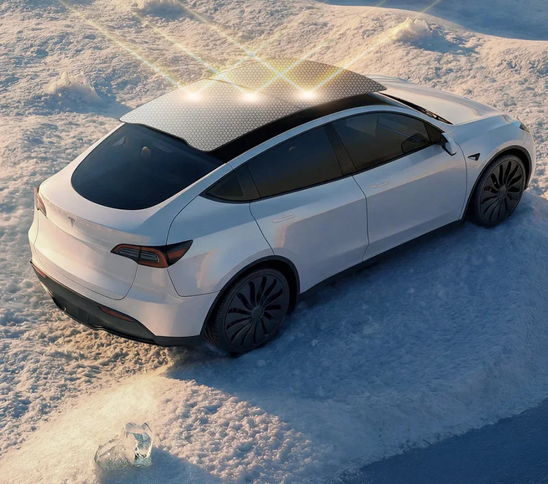 Pare-Soleil de Toit Tesla Model Y Juniper 2025-2026 Graphène Magnétique Nid d'Abeille
