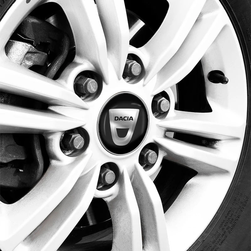 Cache-Moyeux Dacia 60 mm 56 mm Sandero Duster Jogger Lot de 4