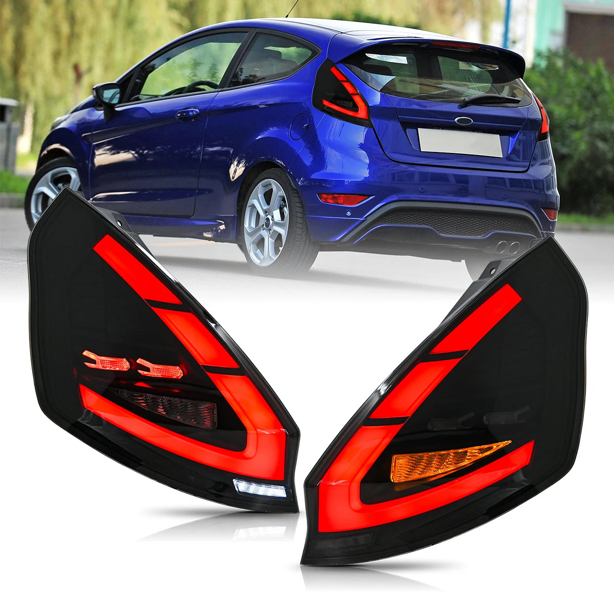 Feux Arrière LED Ford Fiesta 2009-2015 Animation