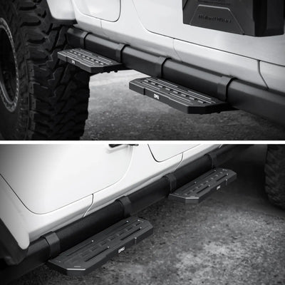 Marchepieds Aluminium Jeep Wrangler JL 4 Portes 2018-2025