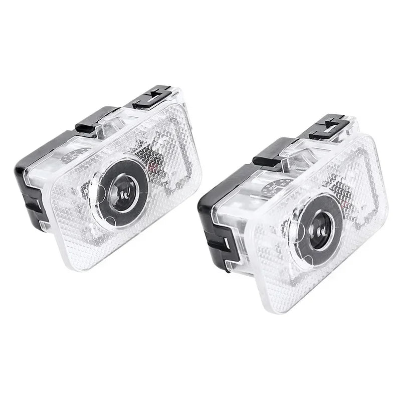 Projecteur Porte Volvo V60 2013-2024 LED, Lot de 2, 8 Motifs, Remplacement Direct