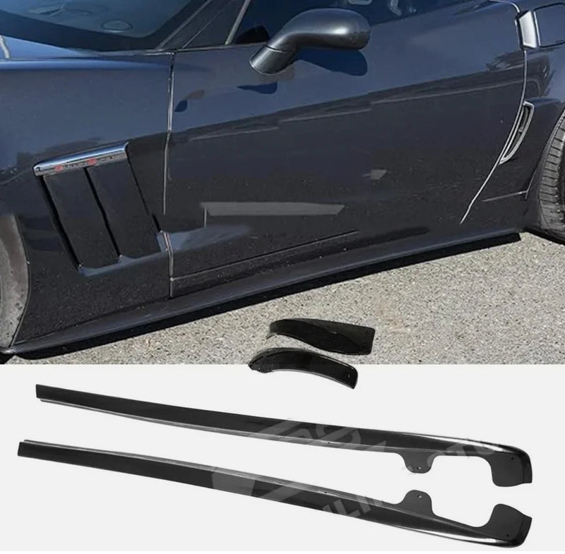 Jupes Latérales Bas de Caisse Chevrolet Corvette C6 Z06 ZR1 2005-2013