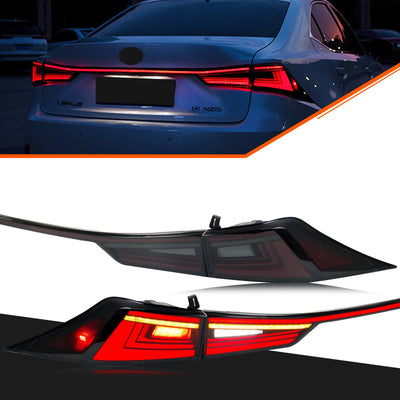 Feux Arrière LED Lexus IS 2014-2020 Clignotants Séquentiels