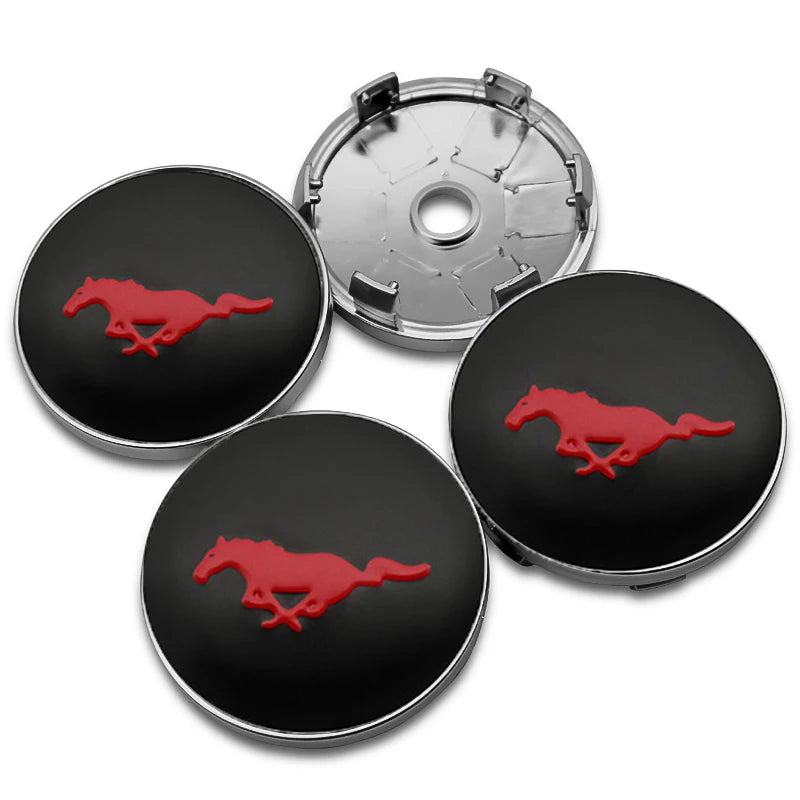 Cache-Moyeux Ford Fiesta Focus Mondeo Mustang 56mm 60mm — détail de fixation