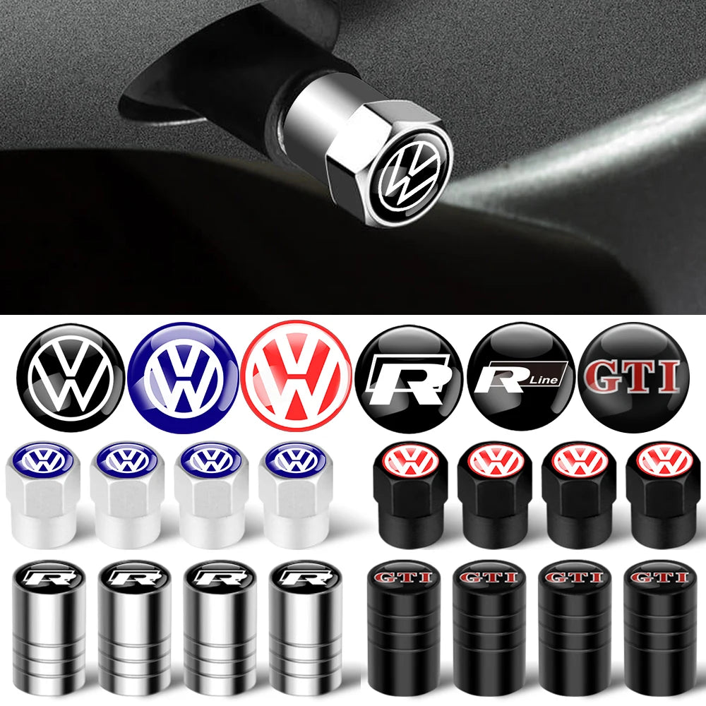 Bouchons de Valve Volkswagen Golf GTI R Line Métal 3D
