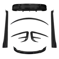 Kit Carrosserie Carbone Sec Tesla Model Y 2021+ : Lèvre de Pare-Chocs, Jupes, Diffuseur et Becquet