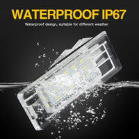 Éclairage de Plaque LED Dacia Duster 12V