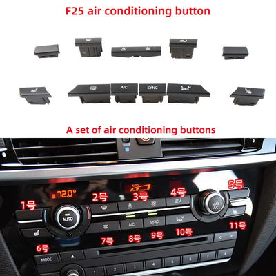 Bouton de Climatisation BMW X3 F25 X4 F26 2011-2017
