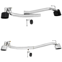 Embout d'Échappement Mercedes Classe C W204 Look C63 Double Sortie