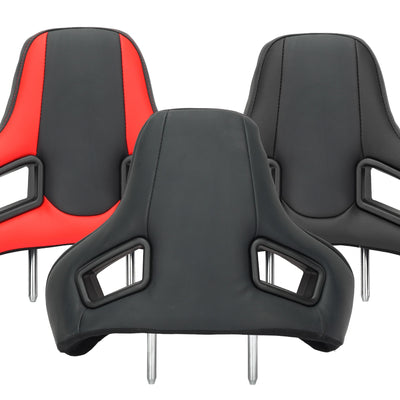 Appui-Tête Baquet Sport Universel Cuir PVC 1 Pièce