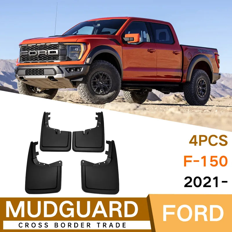 Garde-Boue Ford F-150 2021 et Plus Bavettes 4 Pièces
