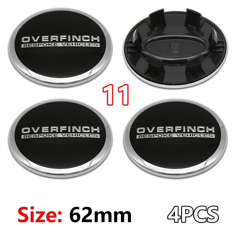 Cache-Moyeux Land Rover 62 mm Lot de 4 Emblèmes de Jante 3D ABS Chromé pour Evoque Defender Discovery 4 Range Rover Sport