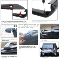 Barres de Toit Aluminium Jeep Wrangler JK JL Gladiator JT
