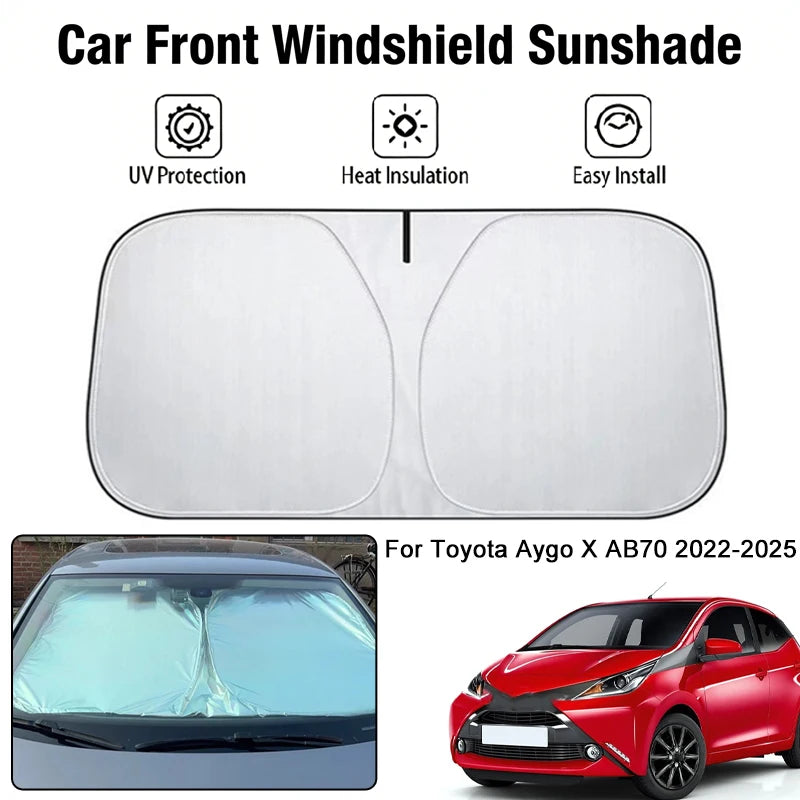 Pare-Soleil Pare-Brise Toyota Aygo X AB70 2022-2025 Pliable Anti-UV Isolation Thermique