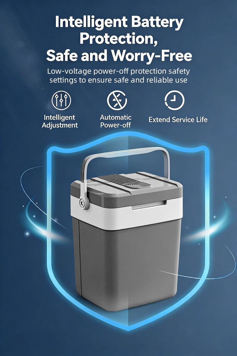 Glacière Électrique Voiture 24 L 12 V 220 V Froid et Chaud