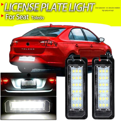 Éclairage de Plaque LED Seat Toledo MK4 Canbus