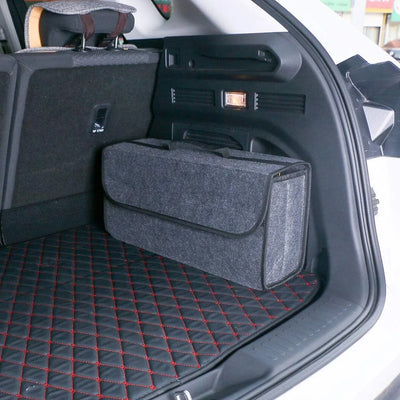 Boîte de Rangement de Coffre Voiture en Feutre