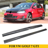 Extensions de Jupes Latérales Style O VW Golf 7 GTI, Bas de Caisse Fibre de Verre ou Carbone