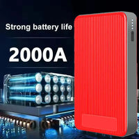 Booster de Batterie Voiture GKFLY 2000 A 44,4 Wh Démarreur Portable 12 V