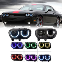 Phares LED Dodge Challenger 2008-2014 Kit Complet Feux de Jour Dynamiques Clignotants