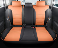 Housses de Siège Cuir Toyota RAV4 2020-2023 Sur Mesure 5 ou 9 Pièces Orange Vert Gris Noir