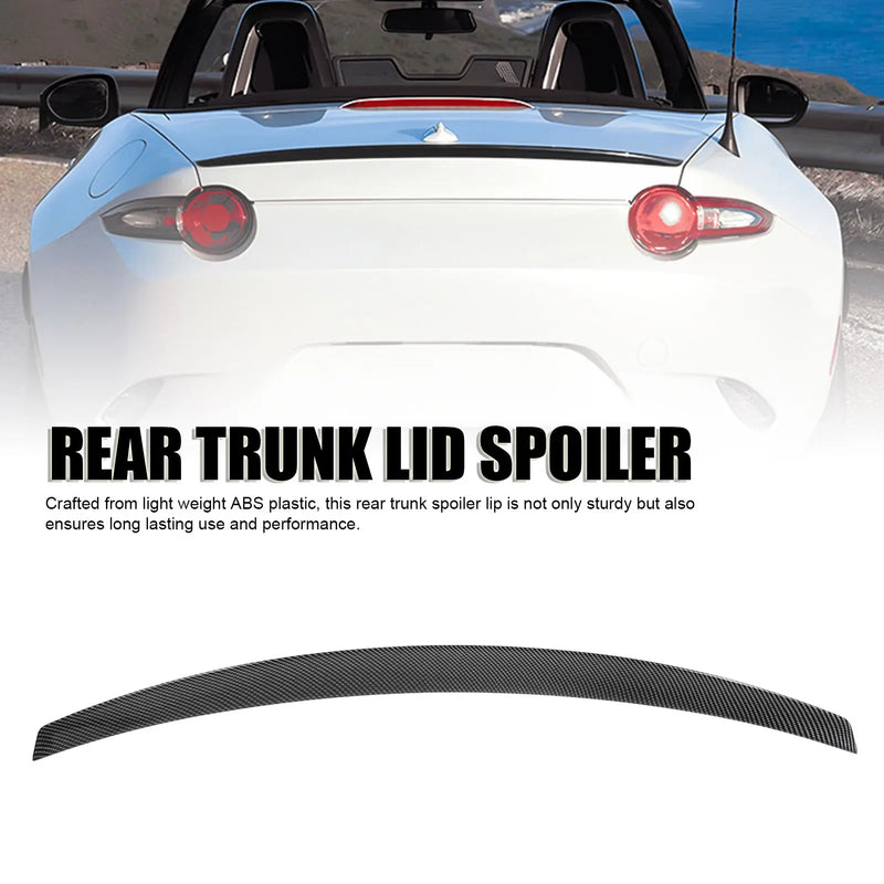 Becquet de Coffre Mazda MX-5 Miata ND 2016-2022 Noir Brillant