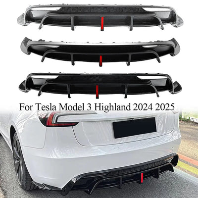 Diffuseur de Pare-Chocs Arrière Tesla Model 3 Highland 2024-2025