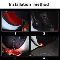 Projecteur Porte Hyundai Elantra 2008-2015, Lumière de Bienvenue LED, Lot de 2, 7 Motifs