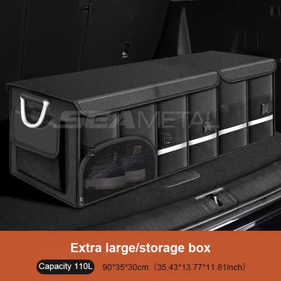 Boîte de Rangement de Coffre SEAMETAL Pliable 110L