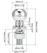 Boule de Remorquage M22 50 mm 3,5 T