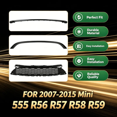 Calandre Mini Cooper R56 R57 R58 Nid d'Abeille 2007-2015