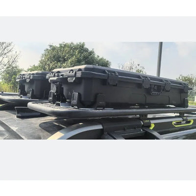 Coffre de Toit Rigide 88 L Verrouillable à Clé