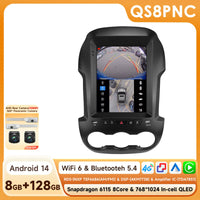 Autoradio Android Ford Ranger 2012-2015 Écran Vertical 9,7 Pouces CarPlay Sans Fil GPS DSP