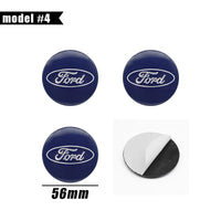 Cache-Moyeux Ford Focus Mondeo Ranger Ecosport 54mm 56mm 60mm — vue arrière