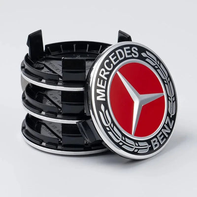 Cache-Moyeux Mercedes AMG 75mm Emblème Relief