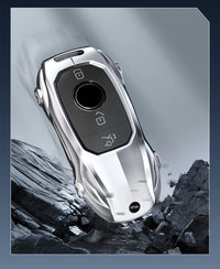 Coque de Protection Clé Mercedes Classe A B C E S W204 W205 W210 W212 W213 W176 W463 GLC GLB GLE AMG Alliage de Zinc Style Supercar