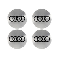 Cache-Moyeux Audi A3 A4 Q5 S line RS 60mm — vue de trois quarts