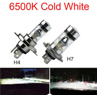 Ampoules LED H4 H7 12000LM 80W Voiture