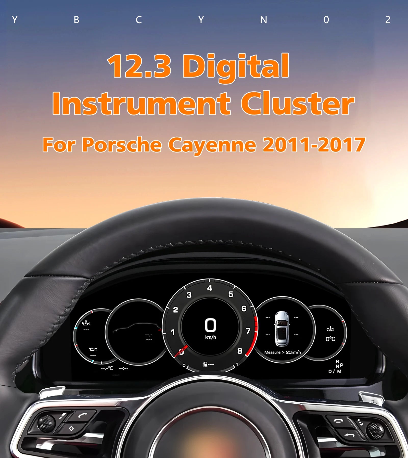Tableau de Bord Numérique Porsche Cayenne 2011-2017