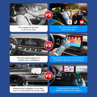 Boîtier CarPlay Android Auto Sans Fil AI Box Android 13 Bluetooth 5.0 GPS