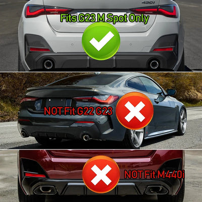 Diffuseur de Pare-Chocs Arrière BMW Série 4 G26 M 2021+